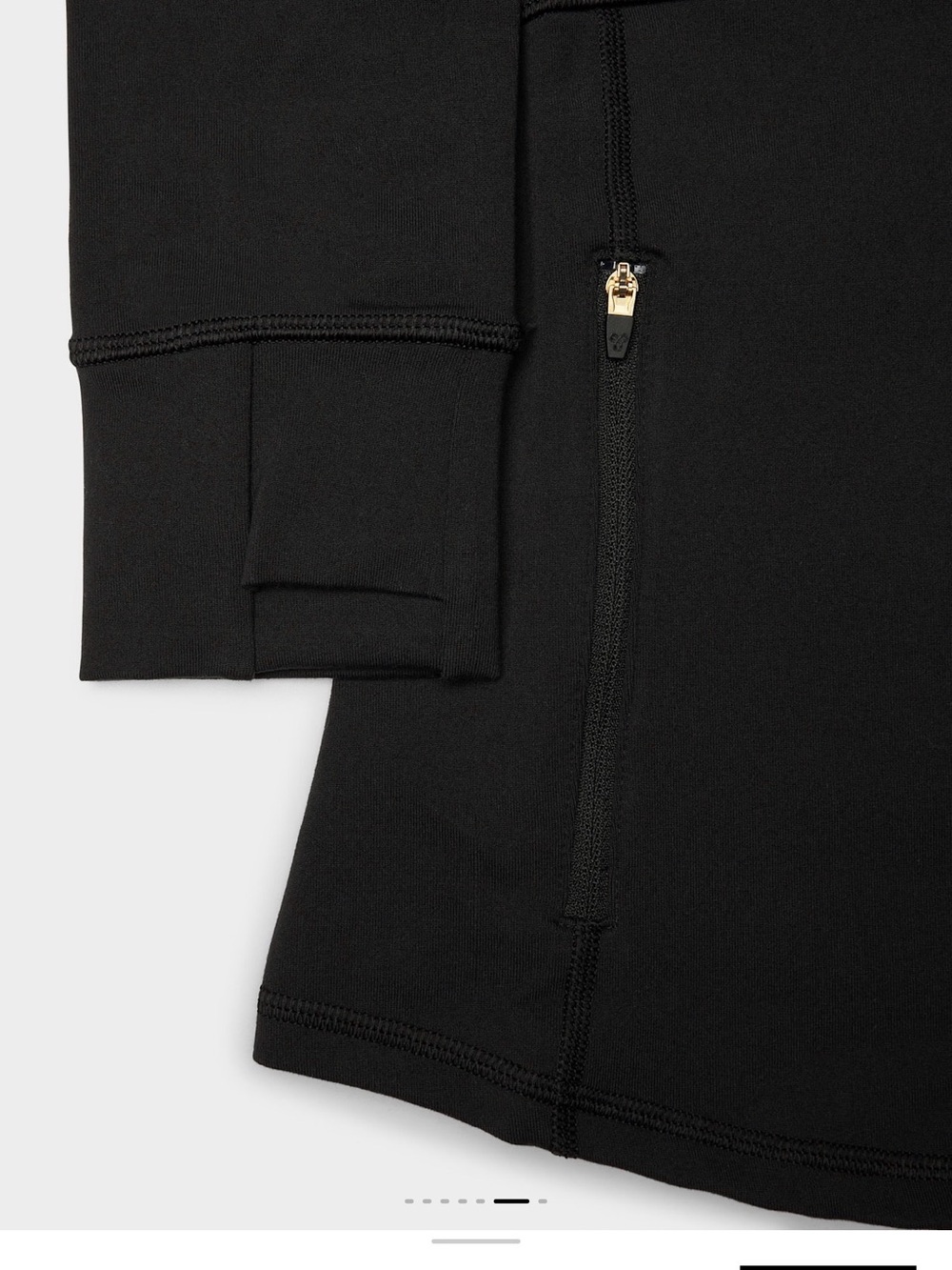 Aritzia TNA Black Relay Full-Zip Athletic Jacket - Picture 4 of 8